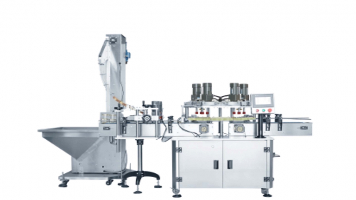 Linear Cap Screwing Machine with Double Head ,Fully Automatic Capping Machine FWC02-FHARVEST- Filling Machine,Sealing Machine,Capping Machine,Labeling Machine,Labeling Machine,Others Machines, Packing Machine Line