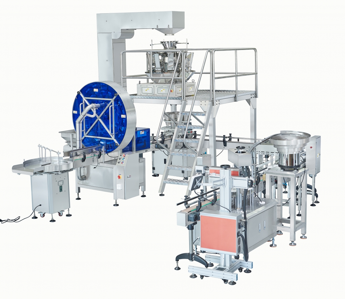 Automatic Granules Product Weighing Filling Seaming Machine Line-FHARVEST- Filling Machine,Sealing Machine,Capping Machine,Labeling Machine,Labeling Machine,Others Machines, Packing Machine Line