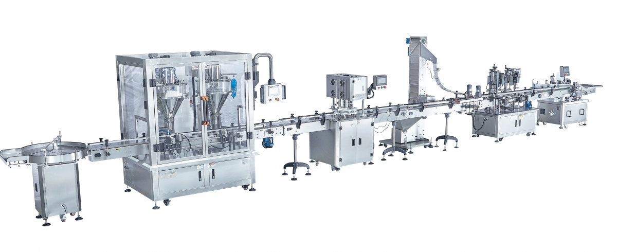 Automatic Can Powder Filling Sealing Capping Labeling Machine Line-FHARVEST- Filling Machine,Sealing Machine,Capping Machine,Labeling Machine,Labeling Machine,Others Machines, Packing Machine Line