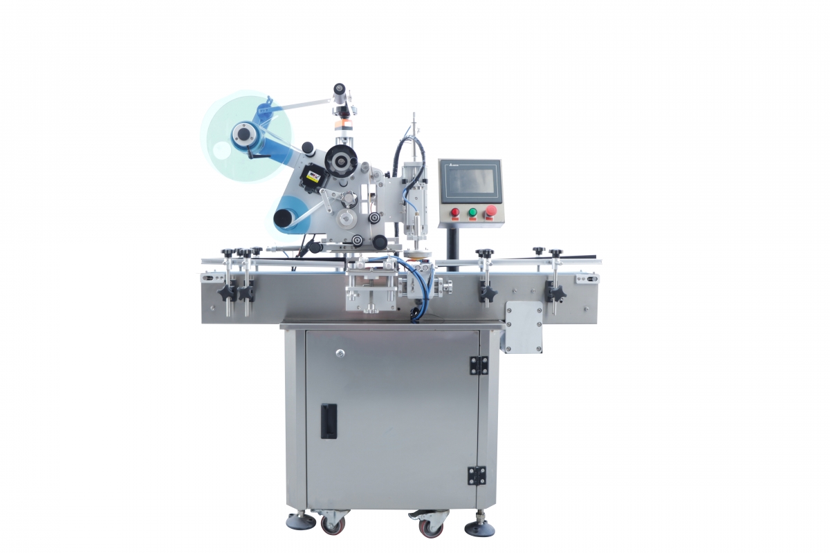 Pressure sensitive labeler for top side,Cap top labeling machine LFC25-FHARVEST- Filling Machine,Sealing Machine,Capping Machine,Labeling Machine,Labeling Machine,Others Machines, Packing Machine Line